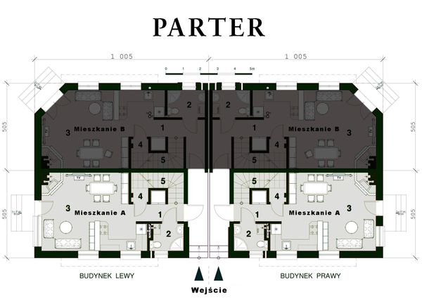 Plan mieszkania Osiedle Leśny Strumyk - typ A